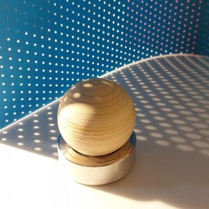 편백나무 우드볼 알루미늄거치대 실내방향제